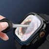 Tech-Protect Glass Ring karastatud klaas Apple Watch Ultra 49 mm jaoks, hõbedane ja must (2 tk)