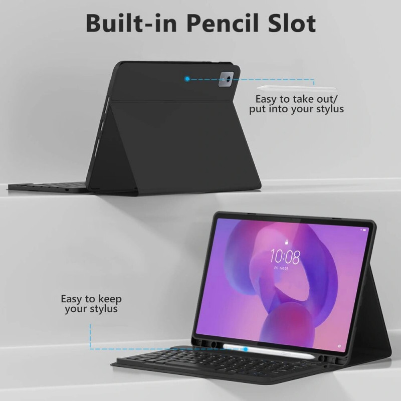 Tech-Protect SmartCase Pen + Keyboard Lenovo Idea Tab Plus 12.1 (TB-361) jaoks, must