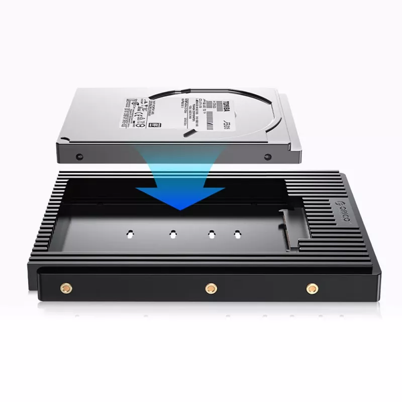 Orico D2SS-6G kõvakettaadapter 2.5" kuni 3.5", SATA III, must