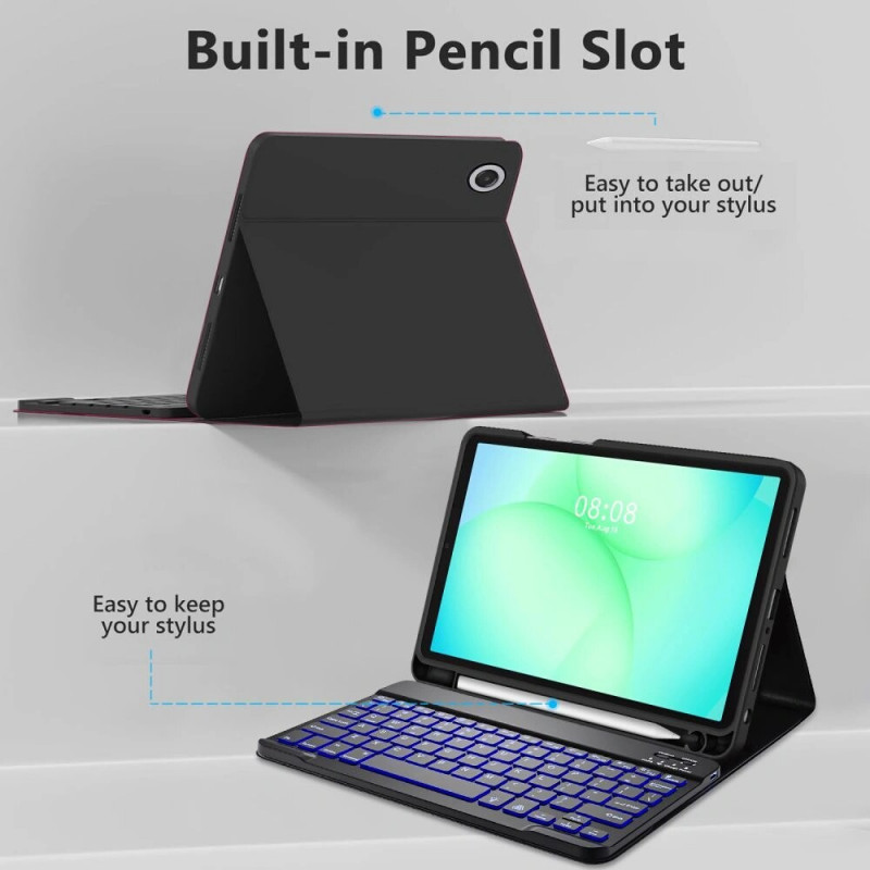 Tech-Protect SmartCase Pen + Keyboard Samsung Galaxy Tab A9+ / A11+ 11.0 jaoks (X210 / X215 / X216 / X230 / X235 / X236), must