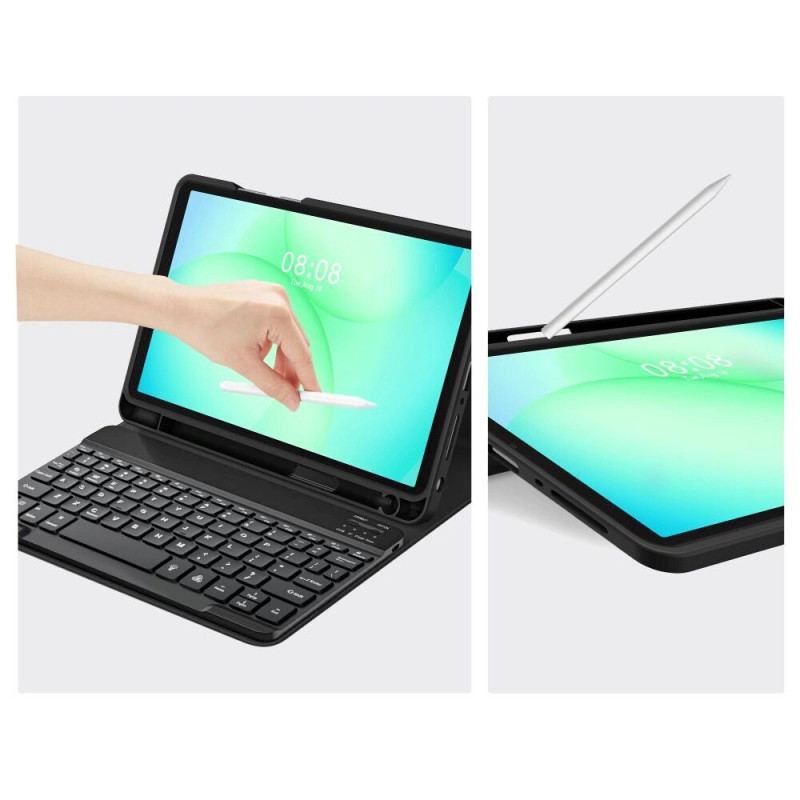 Tech-Protect SmartCase Pen + Keyboard Samsung Galaxy Tab A9+ / A11+ 11.0 jaoks (X210 / X215 / X216 / X230 / X235 / X236), must
