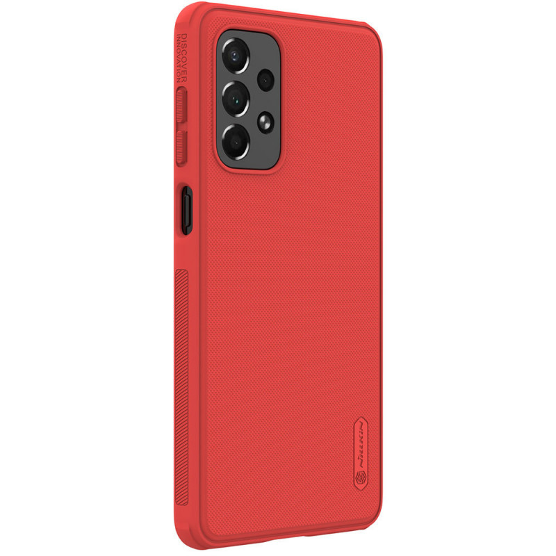 Nillkin Super Frosted Shield Pro kaitseümbris Samsung Galaxy A73 jaoks, punane