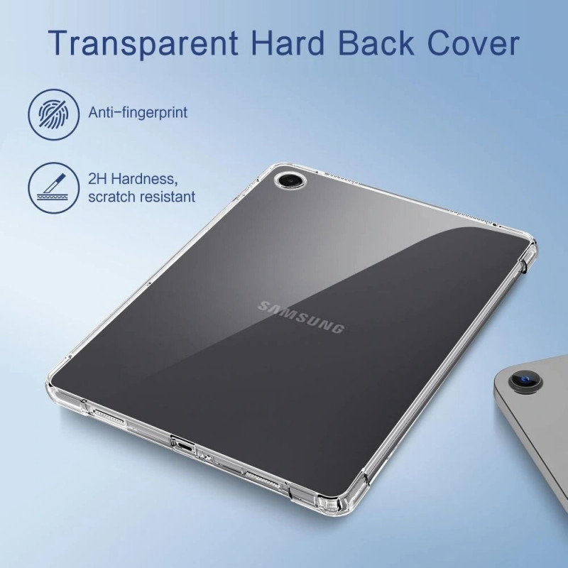Tech-Protect FlexAir tahvelarvuti ümbris Samsung Galaxy Tab A9+ / A11+ 11.0 jaoks (X210 / X215 / X216 / X230 / X235 / X236), läbipaistev