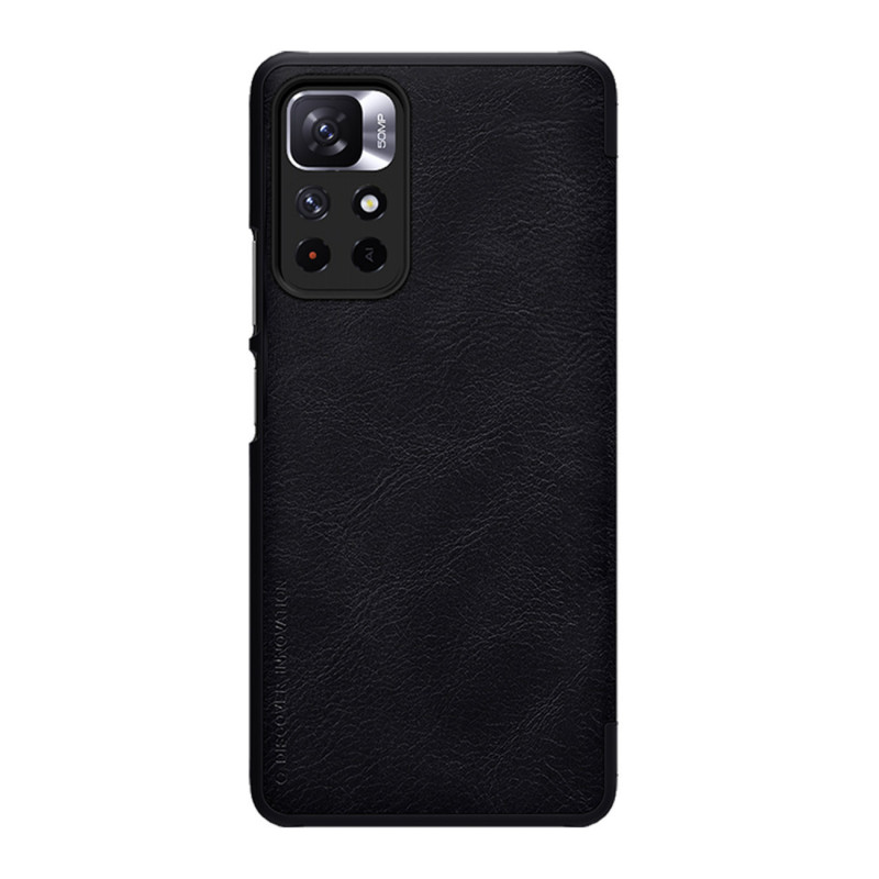 Nillkin Qin ümbris Xiaomi Redmi Note 11T 5G / Poco M4 Pro 5G jaoks, must