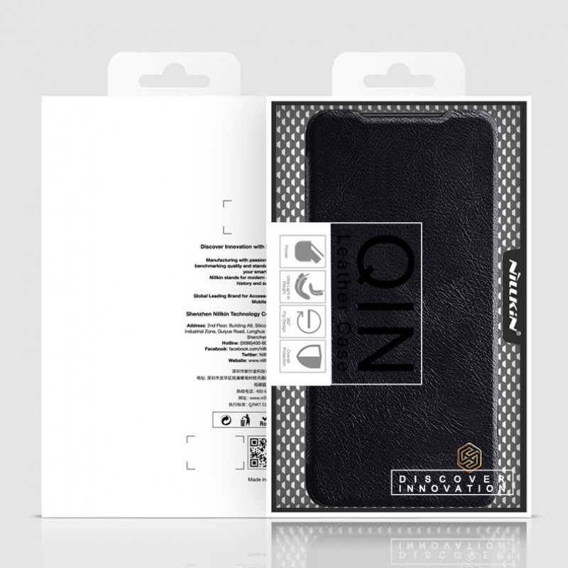 Nillkin Qin ümbris Xiaomi Redmi Note 11T 5G / Poco M4 Pro 5G jaoks, must