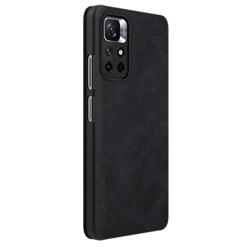 Nillkin Qin ümbris Xiaomi Redmi Note 11T 5G / Poco M4 Pro 5G jaoks, must