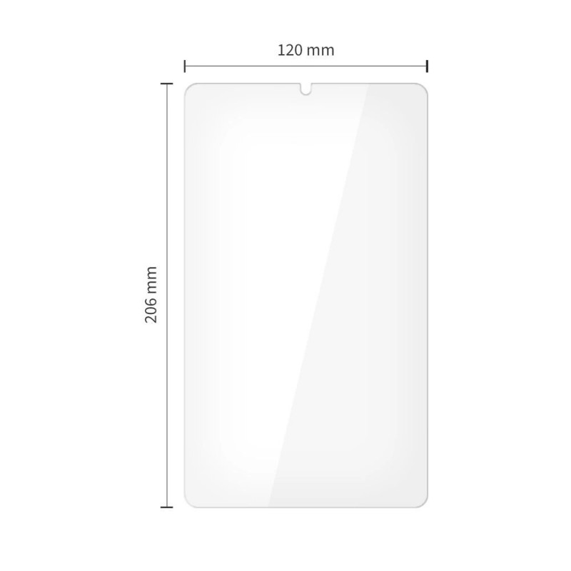 Tech-Protect Glass Fit+ karastatud klaas Samsung Galaxy Tab A9 / A11 8.7 jaoks (X110 / X115 / X133 / X135), läbipaistev (2 tk)