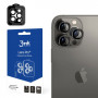 3MK Lens Protection Pro Apple iPhone 13 Pro / 13 Pro Max kaamera objektiivi kaitseklaas, grafiithall