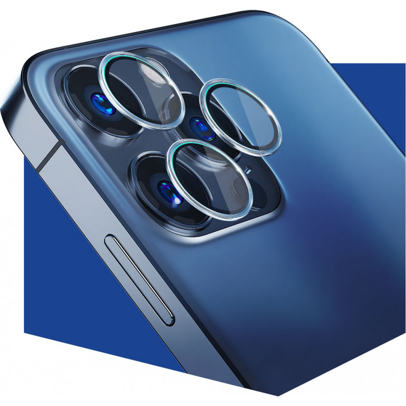 3MK Lens Protection Pro Apple iPhone 13 Pro / 13 Pro Max kaamera objektiivi kaitseklaas, grafiithall