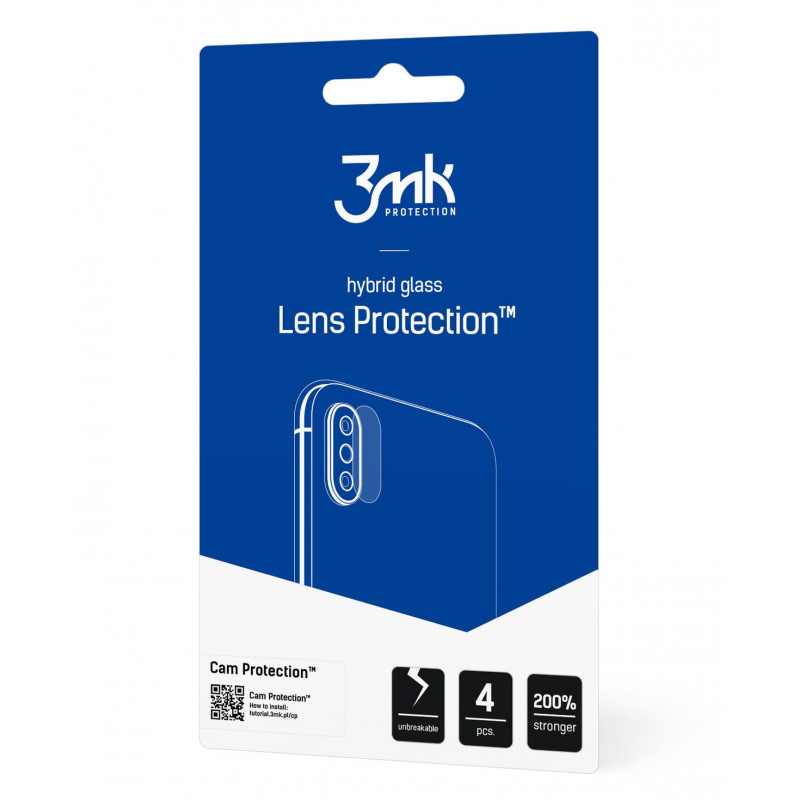 3MK Lens Protection kaameraklaas Samsung Galaxy A53 5G jaoks (4 tk)