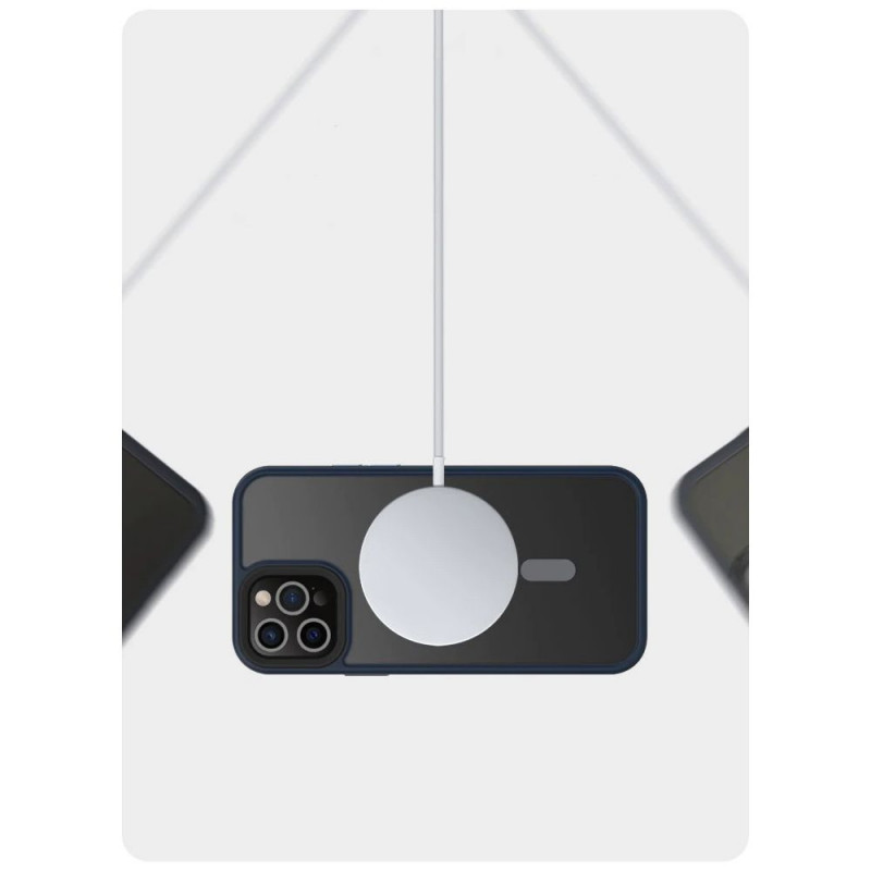 Tech-Protect Magmat MagSafe ümbris Apple iPhone 12/12 Pro jaoks, mattmust