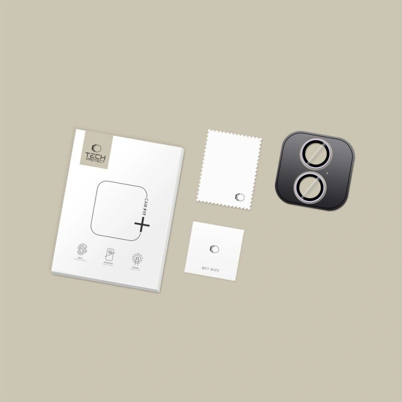 Tech-Protect Camring Fit+ kaamera objektiivikatted Apple iPhone 16 / 16 Plus / 17 jaoks, lavendel
