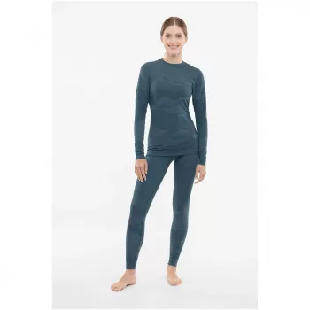 Viking Gasher Lady Set Merino naiste aluspesukomplekt, türkiissinine, L