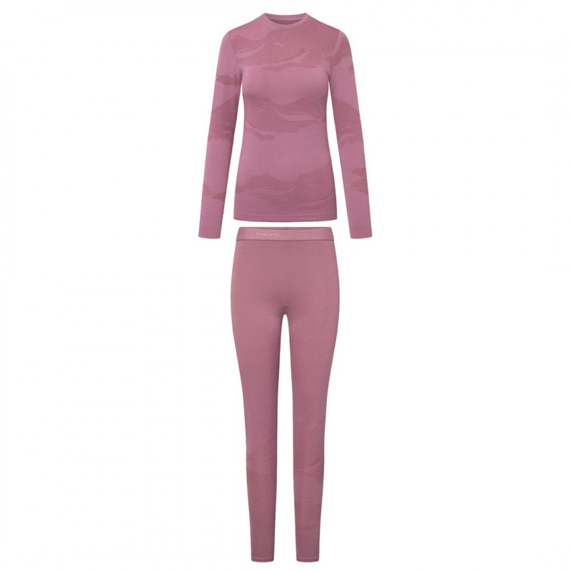 Viking Gasher Lady Set Merino naiste aluspesu, roosa, L