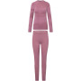 Viking Gasher Lady Set Merino naiste aluspesu komplekt, roosa, M