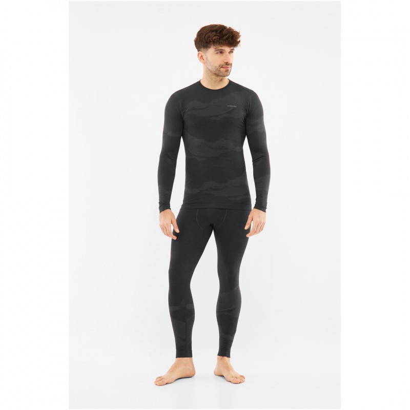 VIKING Gasher Man Set Merino meeste termoaluspesukomplekt, suurus M, must