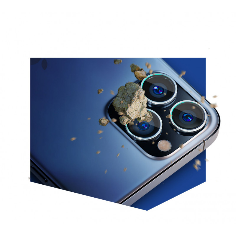3MK Lens Protection Pro kaamerakate Apple iPhone 11 Pro / 11 Pro Max jaoks, hõbedane