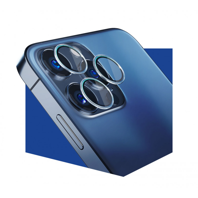 3MK Lens Protection Pro kaamerakate Apple iPhone 11 Pro / 11 Pro Max jaoks, hõbedane