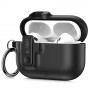 Tech-Protect Slim Hook ümbris Apple AirPods Pro 3-le, must