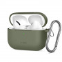 Tech-Protect silikoonkate Silicone Hook Apple AirPods Pro 3-le, oliivroheline