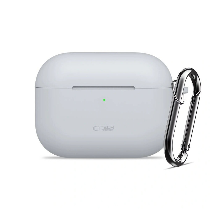 Tech-Protect silikoonkate Silicone Hook Apple AirPods Pro 3 jaoks, Crayon Grey