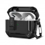 Tech-Protect Carbonox MagSafe ümbris Apple AirPods Pro 3-le, THP4731, must