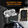 Tech-Protect Carbonox MagSafe ümbris Apple AirPods Pro 3-le, THP4731, must