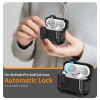 Tech-Protect Carbonox MagSafe ümbris Apple AirPods Pro 3-le, THP4731, must