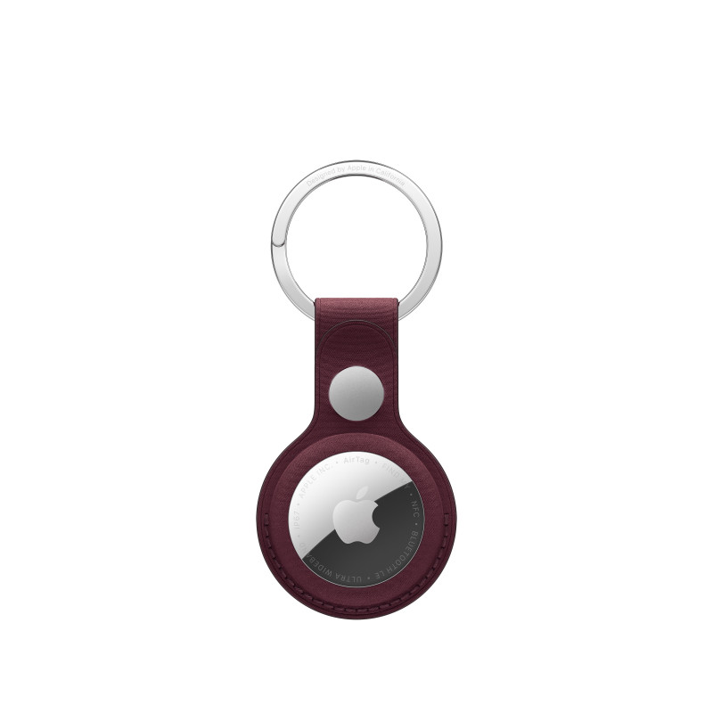 Apple AirTag FineWoven võtmerõngas, burgundy
