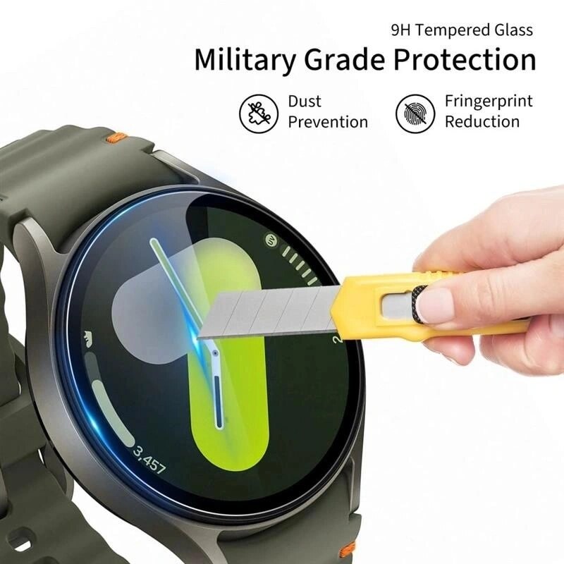 Tech-Protect Glass Fit+ Samsung Galaxy Watch 8 / 9 40mm läbipaistev (2 tk)