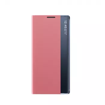 Hurtel New Sleep Case kaanega ja alusega Samsung Galaxy S25 Ultra jaoks, roosa