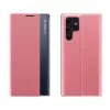Hurtel New Sleep Case kaanega ja alusega Samsung Galaxy S25 Ultra jaoks, roosa