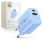 Tech-Protect NCA30 USB-A, USB-C võrgulaadija PD 30W / QC3.0 baby blue