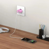 Tech-Protect NCA30 USB-A, USB-C võrgulaadija PD 30W / QC3.0 baby pink
