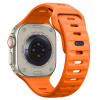 Tech-Protect Silicone Line Apple Watch 8 / 9 / 10 / 11 / 12 / SE / Ultra 44/45/46/49 mm rihm, oranž