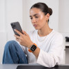 Tech-Protect Silicone Line Apple Watch 8 / 9 / 10 / 11 / 12 / SE / Ultra 44/45/46/49 mm rihm, oranž