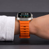 Tech-Protect Silicone Line Apple Watch 8 / 9 / 10 / 11 / 12 / SE / Ultra 44/45/46/49 mm rihm, oranž