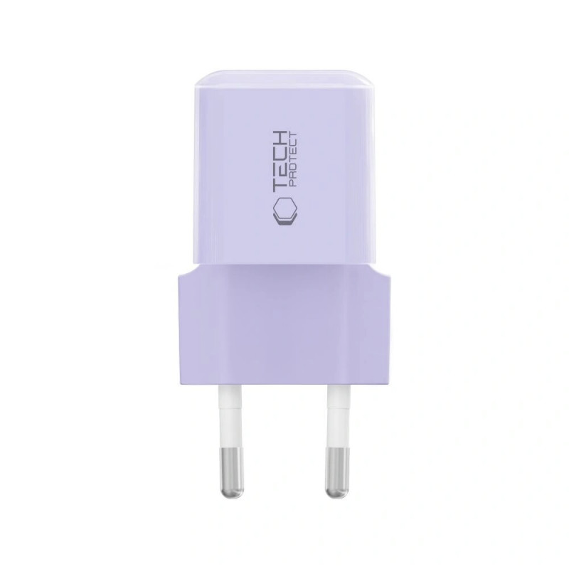Tech-Protect NCM25 USB-C seinalaadija PD 25W, Baby Purple