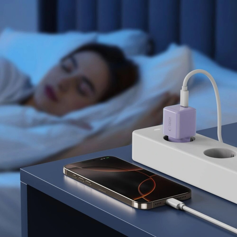 Tech-Protect NCM25 USB-C seinalaadija PD 25W, Baby Purple