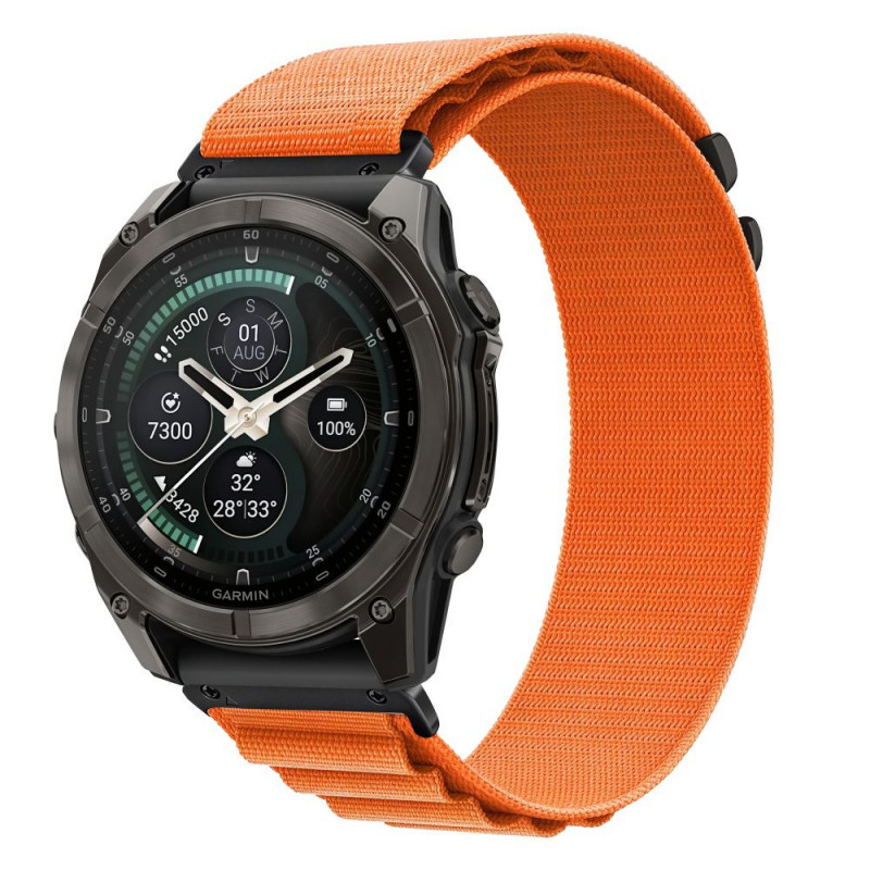 Tech-Protect Nylon Pro THP6037 kellarihm Garmin Fenix 5X / 5X Plus / 6X / 6X Pro / 7X / 8 / 8 Pro / 9 / 9 Pro (51 mm), oranž