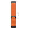 Tech-Protect Nylon Pro THP6037 kellarihm Garmin Fenix 5X / 5X Plus / 6X / 6X Pro / 7X / 8 / 8 Pro / 9 / 9 Pro (51 mm), oranž