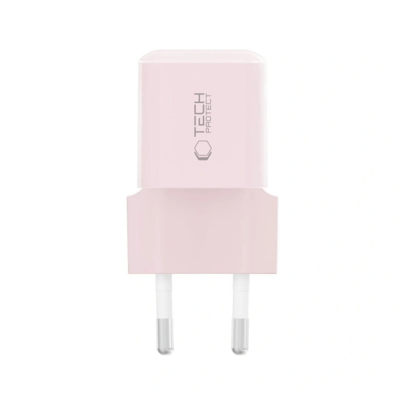 Tech-Protect NCM25 USB-C seinalaadija PD 25W, Baby Pink