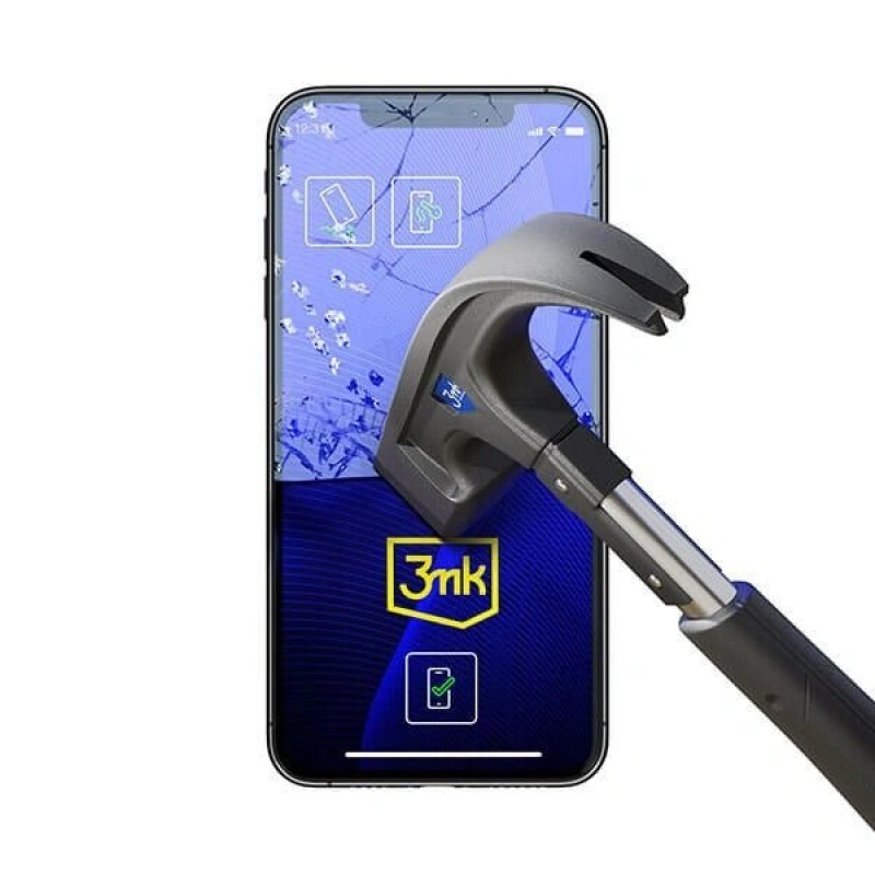 3MK FlexibleGlass Apple iPhone 16e / 14 / 13 / 13 Pro hübriidklaasist ekraanikaitse