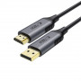 Tech-Protect UltraBoost DisplayPort / HDMI 2.0 kaabel, 4K 60 Hz, 200 cm, must