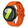 Tech-Protect silikoonist sportrihm Samsung Galaxy Watch 4/5/5 Pro/6/7/FE jaoks, oranž