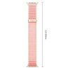 Tech-Protect NylonLoop kellarihm Apple Watch 8 / 9 / 10 / 11 / 12 / SE (40 / 41 / 42 mm), Blush Pink