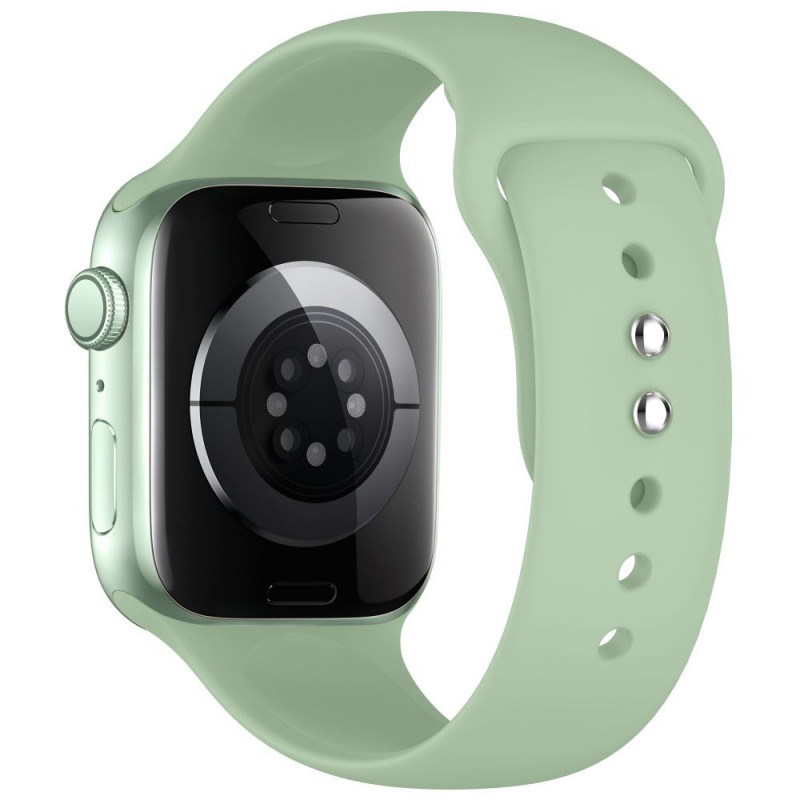 Tech-Protect silikoonist rannikukellarihm Apple Watch 8 / 9 / 10 / 11 / 12 / SE (40 / 41 / 42 mm), Pistachio