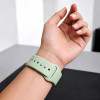 Tech-Protect silikoonist rannikukellarihm Apple Watch 8 / 9 / 10 / 11 / 12 / SE (40 / 41 / 42 mm), Pistachio