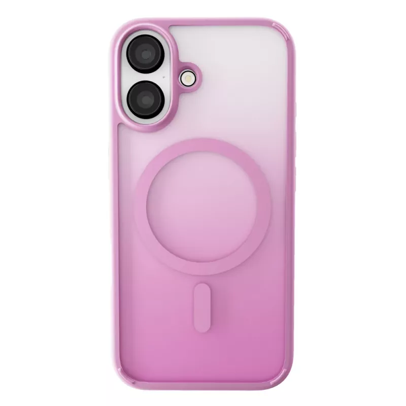 Puro Gradient MagSafe silikoonkate iPhone 16-le, roosa