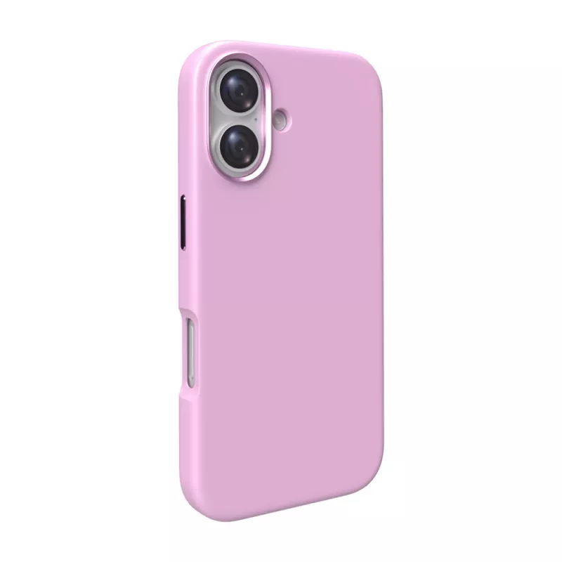 Puro Icon Mag Pro MagSafe silikoonkate iPhone 16 Plus'ile, roosa